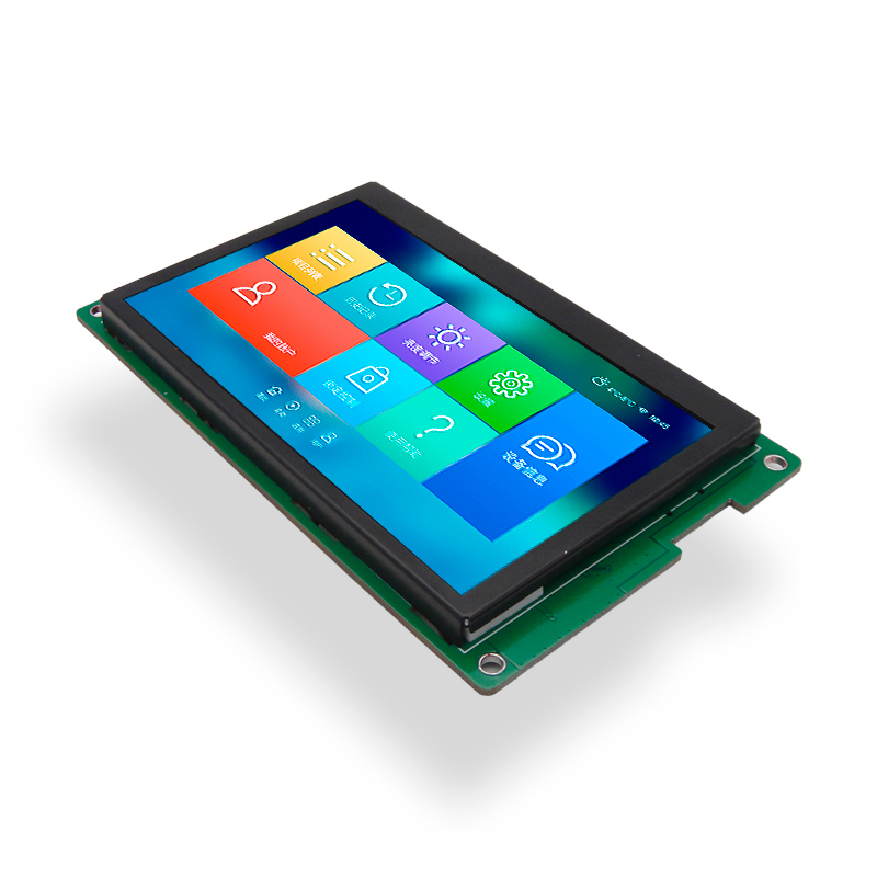 HYW070M 帶電阻觸摸 通信支持RS232/TTL/485，超性價(jià)比款